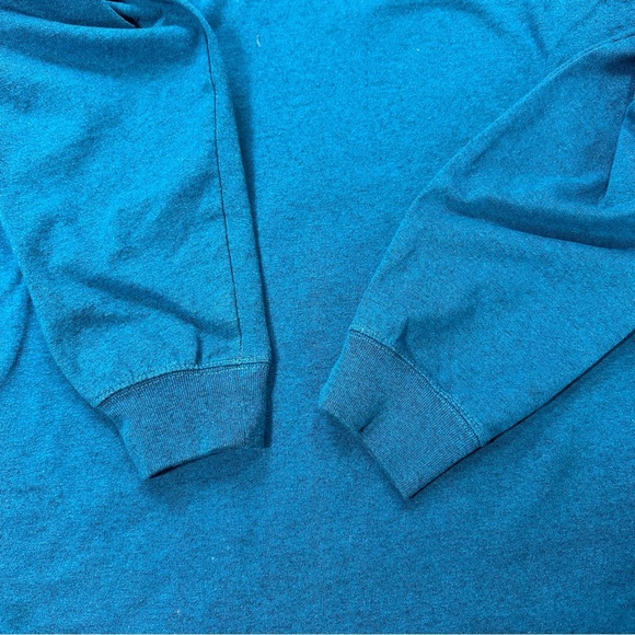 Carhartt Men’s K231 Original Fit Longsleeve Graphic Logo T-Shirt in Blue XL Tall - Picture 8 of 14